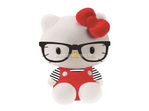 Pliš Hello Kitty s naočalama, 15 cm