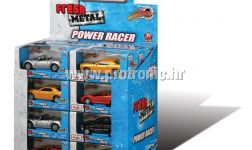 Metalni autić Power Racer 11 cm, pull back