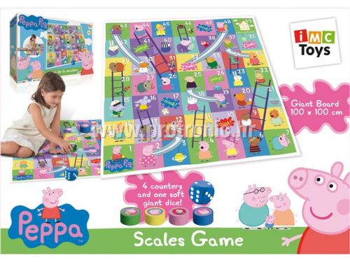 Peppa Pig igra ljestve i tobogani