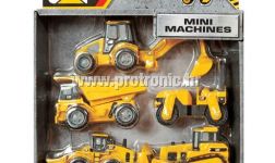 Građevinski strojevi CAT Mini Machine 7 cm, 5 kom