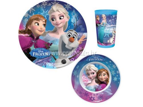 SET FROZEN TANJUR, ZDJELICA I ČAŠA