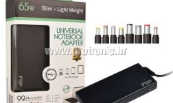 Adapter 65W Fortron NB Lite 65 slim univerzalni, USB