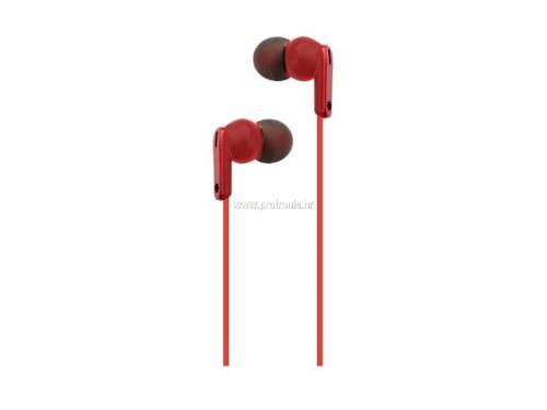 MS OASIS in-ear crvene slušalice s mikrofonom