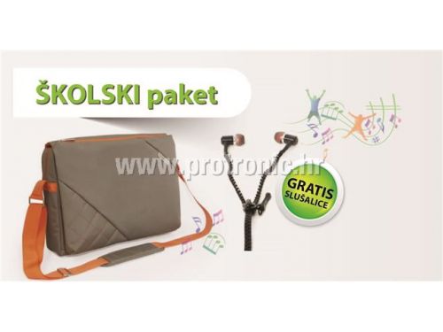 MS ŠKOLSKI PAKET sportski (torba preko ramena + slušalice GRATIS)