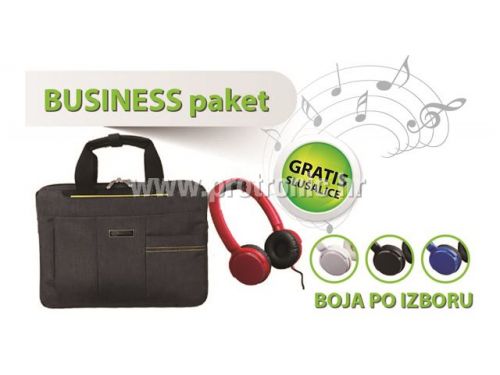 MS BUSINESS GLAZBENI PAKET (torba + slušalice gratis)