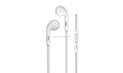 MS SHAKE bijele in-ear slušalice s mikrofonom