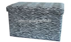 TABURE KUTIJA 37*60*37 ZEBRA