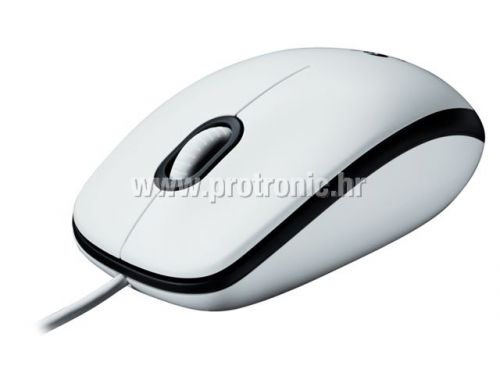 Miš žični Logitech M100 white