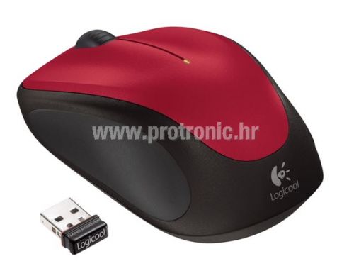 Miš bežični Logitech M235 crveni