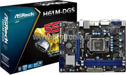 Matična ploča ASRock H61M-DGS.