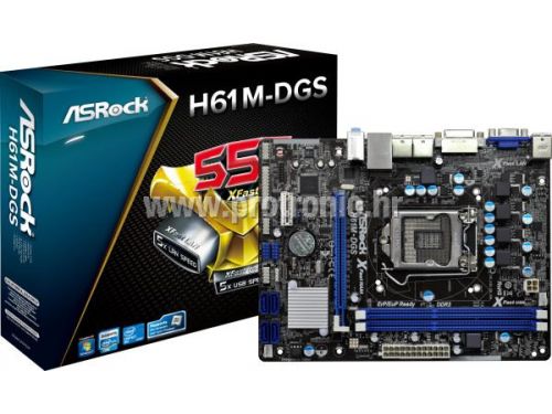 Matična ploča ASRock H61M-DGS.