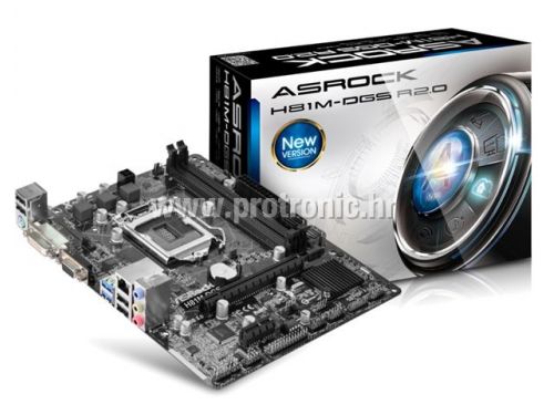 Matična ploča ASRock H81M-DGS R2.0.