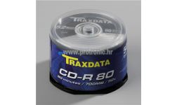 TRAXDATA OPTIČKI MEDIJ CD-R CAKE 50