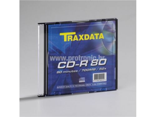 TRAXDATA OPTIČKI MEDIJ CD-R SLIM BOX 1