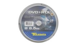 TRAXDATA OPTIČKI MEDIJ DVD+R DUAL LAYER 8X CAKE 10