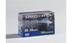 TRAXDATA OPTIČKI MEDIJ DVD+R DUAL LAYER 8X BOX 5