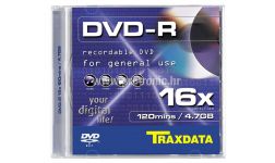 TRAXDATA OPTIČKI MEDIJ DVD-R 16X BOX 1