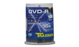 TRAXDATA OPTIČKI MEDIJ DVD-R 16X CAKE 100