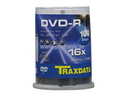 TRAXDATA OPTIČKI MEDIJ DVD-R 16X CAKE 100