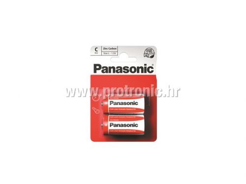 PANASONIC baterije R14RZ/2BP EU Zinc Carbon