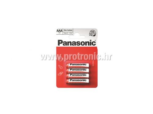 PANASONIC baterije R03RZ/4BP EU Zinc Carbon