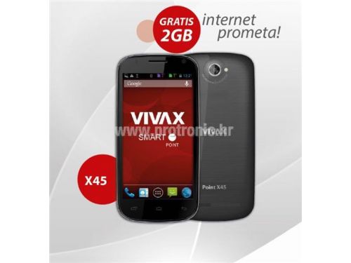 VIVAX SMART Point X45 Gray + GRATIS 2GB internet prometa