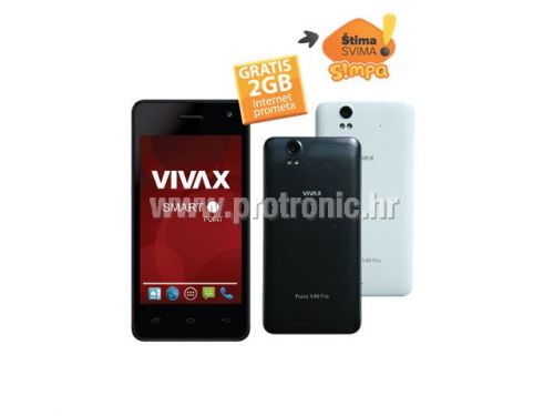 VIVAX SMART Point X40 PRO Grey + GRATIS 2GB internet prometa