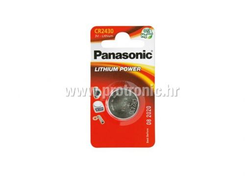 PANASONIC baterije CR-2430EL/1B Lithium Coin