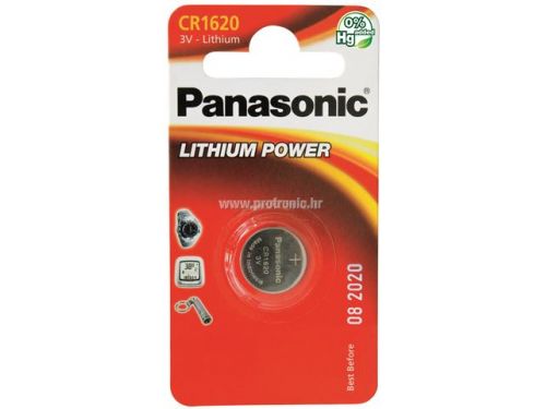 PANASONIC baterije CR-1620EL/1B Lithium Coin