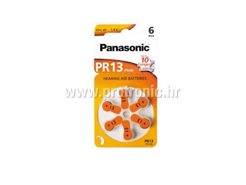 PANASONIC baterije PR13L/6LB, Zinc Air