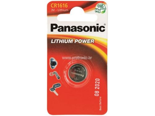 PANASONIC baterije CR-1616EL/1B Lithium Coin