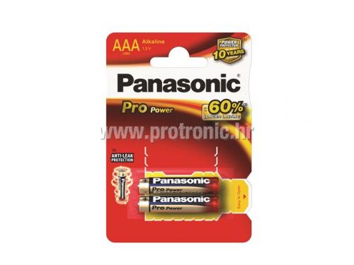 PANASONIC baterije LR03PPG/2BP Alkaline Pro Power