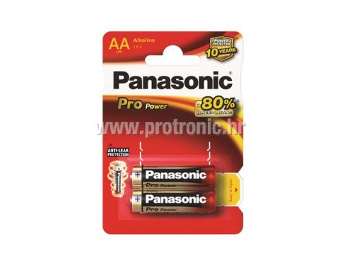 PANASONIC baterije LR6PPG/2BP Alkaline Pro Power