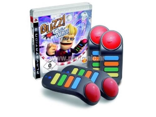 Buzz! Quiz World/Wireless Buzzers/HR PS3