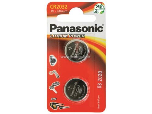 PANASONIC baterije CR-2032EL/2B Lithium Coin