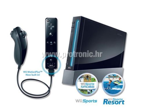 Nintendo Wii Sports Resort Black