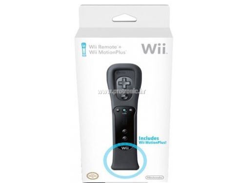 GAM Nintendo Wii / Wii U Remote + Motion Plus Controller Black