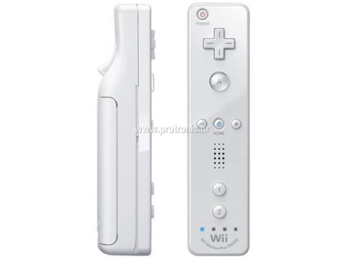 GAM Nintendo Wii / Wii U Remote + Motion Plus Controller White