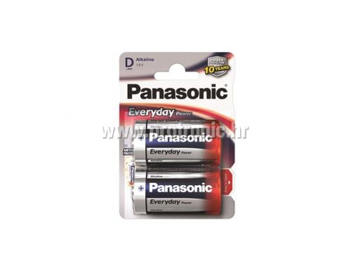 PANASONIC baterije LR20EPS/2BP Alkaline Everyday Power