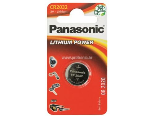 PANASONIC baterije CR-2032EL/1B Lithium Coin