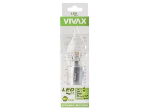 VIVAX LIGHT, LED-CAN-E14BC3W27K