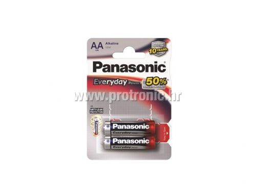 PANASONIC baterije LR6EPS/2BP Alkaline Everyday Power