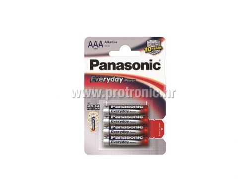 PANASONIC baterije LR03EPS/4BP Alkaline Everyday Power