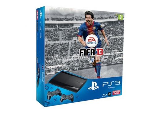 GAM SONY PS3 12GB slim + FIFA 2013 + DS3