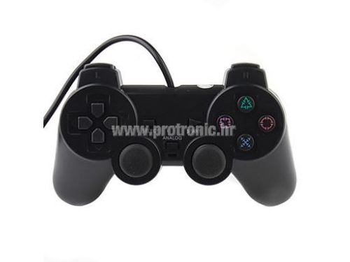 Dualshock black Controler PS2