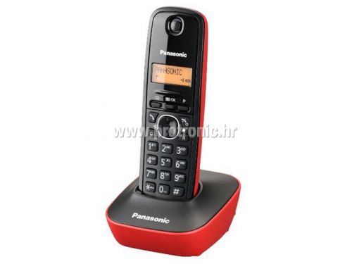 PANASONIC telefon bežični KX-TG1611FXR crveni