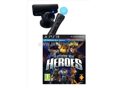 SONY PS3 Move Heroes / Move Motion Controller / PS Eye bundle