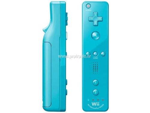 GAM Nintendo Wii Remote + Motion Plus Controller Blue