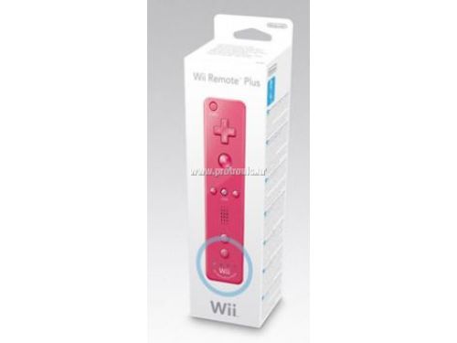 GAM Nintendo Wii Remote + Motion Plus Controller Pink