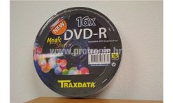 TRAXDATA OPTIČKI MEDIJ DVD-R 16X SPINDLE 10 Magic Silver